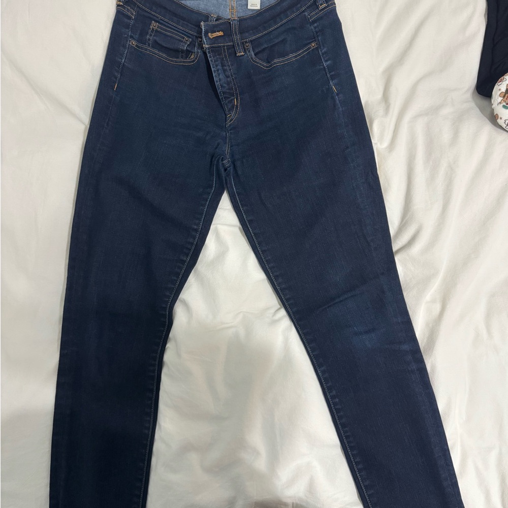 J. Crew Women's Deep Indigo Skinny Jeans